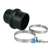 A & I Products Centri Rubber Hump Hose Reducer w/2 Clamps 4"-4 1/2 6.2" x6.5" x8.5" A-954045